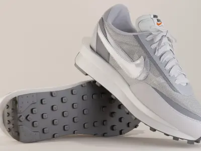 Nike Sacai LD Waffle Summit White Low-poly 3D model