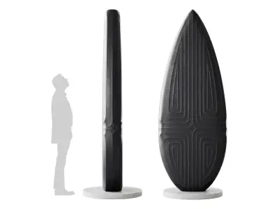 Abstract sculpture by Dominic Welch 3D model