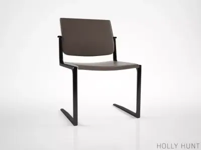 Holly Hunt Shadow dining chair 3D model