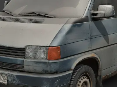 Volkswagen Transporter T4 RAW Scan 3D model
