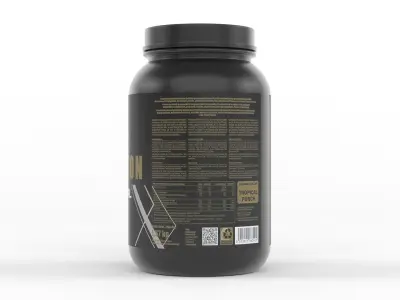 Protein Powder 3D model