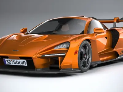 McLaren Senna LM 2021 3D model