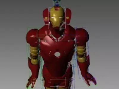 Iron man with details 3D model