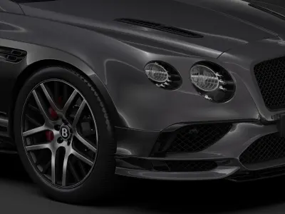 Bentley Continental Supersport 2018 3D model