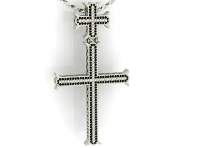 Cross Gorgeous and graceful modern  3D print model