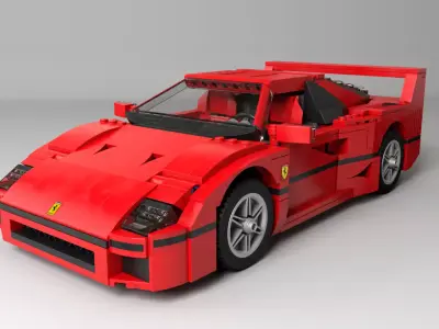 Lego Creator Ferrari F40 3D model