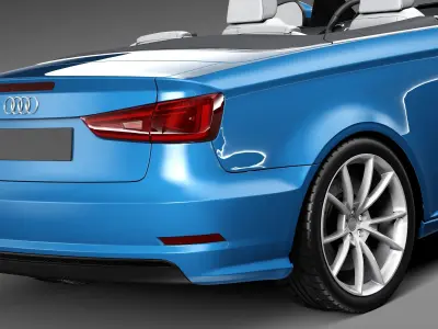 Audi A3 Cabriolet 2014 3D model