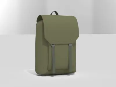 Backpack Marvelous Designer Clo3d 3D model