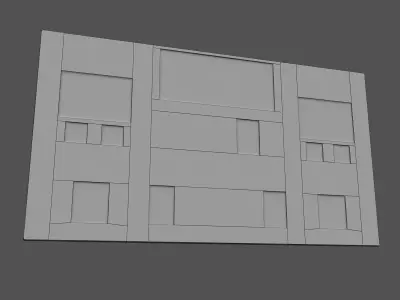 Scoreboard basketball 3D model