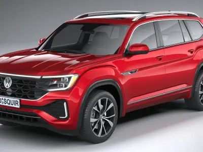 Volkswagen Atlas 2024 3D model