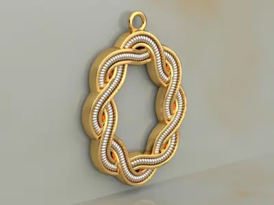 Auger Model Pendant or Necklace 3D print model