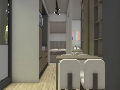 Tiny House 01 3D model