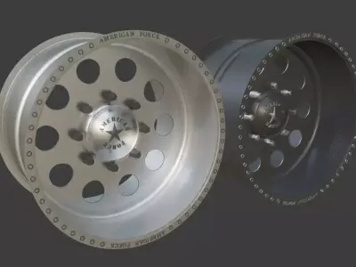 American Force 601 Classics Low-poly 3D model