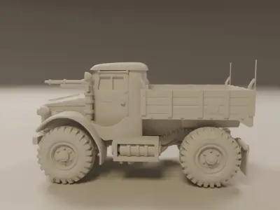 combat truck 3D print model from CGTrader