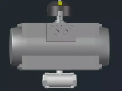 ON - OFF VALVE 3D model