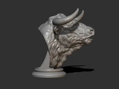 Bull bellows 3D print model