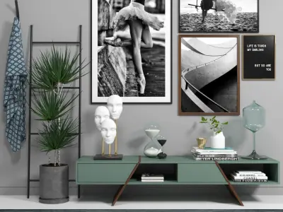 Scandinavian set 001-006 3D Model Collection