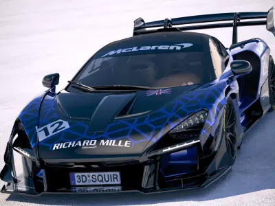 McLaren Senna GTR 2020 3D model