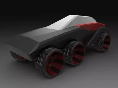 ASV-001 off-road vehicle Free 3D model