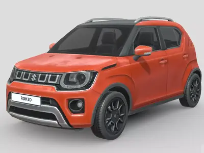 Suzuki Ignis 2021 Low-poly 3D model