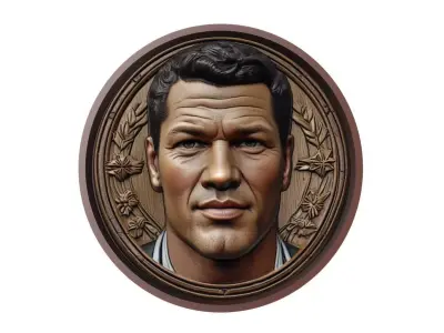 Michael Ballack Footballer Medallion 3D print model