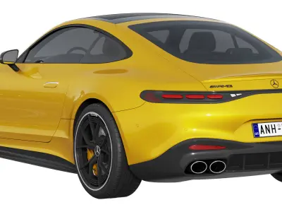 Mercedes-Benz AMG GT43 Coupe 2024 3D model
