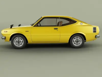 Toyota Corolla coupe KE35 3D model