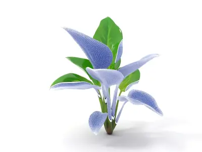 Lush Green Foliage model pack Low-poly 3D model