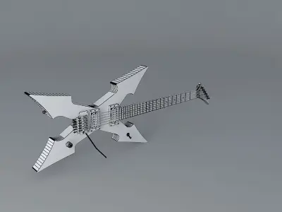 X Factor guitar Free 3D model