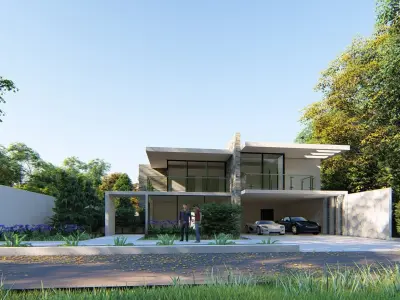 MODERN HOUSE 5 3D model