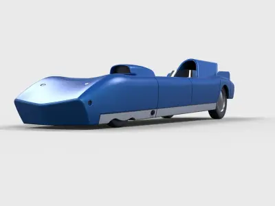 Spirits of the Lakes record car 3D model
