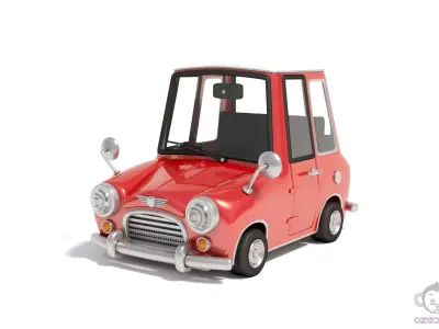 Toy car 3D model