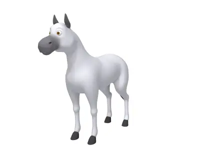 Horse Cartoon 3D model