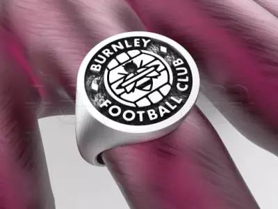 Burnley FC Ring England Football Fan  3D print model