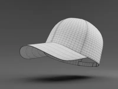 Cap - 03 Low-poly 3D model