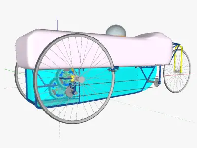 AT e-velomobile 3D model