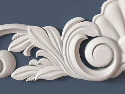 Decorative Onlay 3D model 4