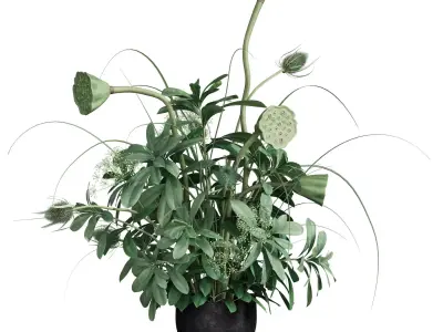 Flower In Vase 118 3D model