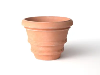 Terracotta Garden Pot 3D model