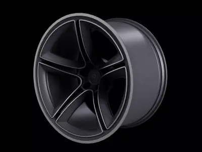 Power Wheels DC016 Low-poly 3D model