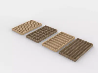 Jewelry Display Tray 3D model