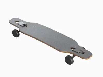 Longboard 03 3D model