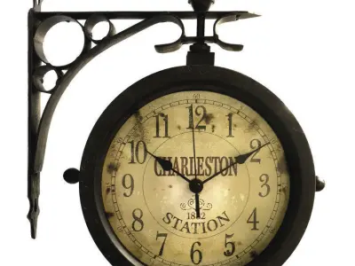 Charleston Outdoor Wall Clock 3D model