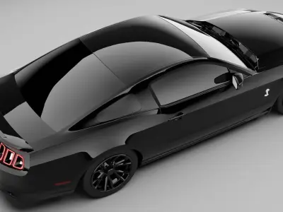 2013 Frod Mustang Shelby GT500 3D model