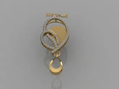 FASHION  PENDANT 3D model buy