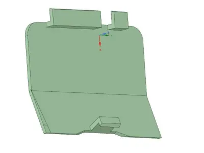 mazda 6 2014 rear bumper tow hook cap Free 3D print model