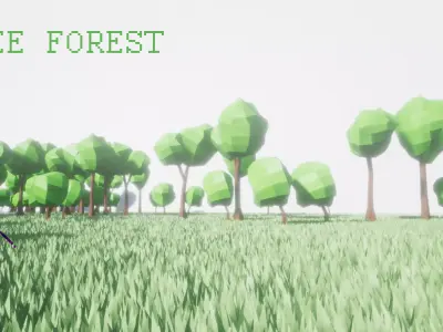 Free Forrest Free low-poly 3D model