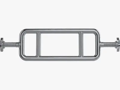 Weight bar triceps 3D model