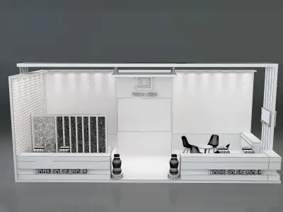 Booth Exhibition Stand a638d 3D model