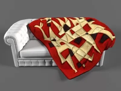 Sewing designer art - Festival of Birds concept 3D model